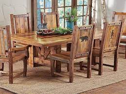 The finest amish artisans in the midwest painstakingly craft each collection. Western Dining Room Table And Chairs Dimasummit Com