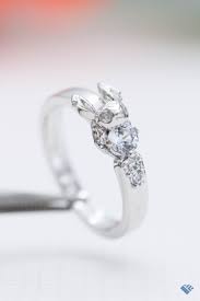 Look Alive Disney Lovers This Ring S Inspired By Her Favorite Character Stitch Engagement Rings Sapphire Designer Engagement Rings Unique Engagement Rings