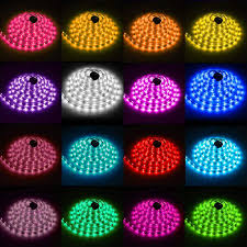 Ddeli Led Strip Lights Waterproof 32 8ft 5050 Rgb Led Rope Lights Led Tape Lights Flexible Mutil Color Changing With 44 Key Ir Remote Ideal For Home Kitchen Christmas Tv Back Lights Dc