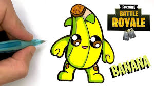Skin Disegni Kawaii Fortnite Como Dibujar Banana Verde Kawaii Skin Fortnite Youtube