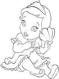 Fantasy fairy houses in the princess coloring pages with beads queen outline vector illustration baby picture black and white. Baby Princess Coloring Pages Free Printable Baby Princess Coloring Pages