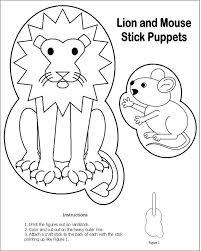 Consider these coloring books and pages to help ease the hospital transition. Lion And Mouse Coloring Pages