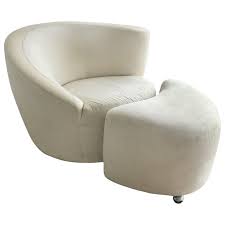 Vladimir Kagan Directional Nautilus Chair And Ottoman Chair And Ottoman Club Chairs Vintage Chairs