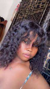 Thrift human hair wig