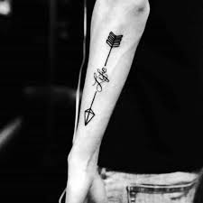 Creative Small Arrow Tattoos For Men On Side Of Outer Forearm Mens Arrow Tattoo Small Arrow Tattoos Outer Forearm Tattoo