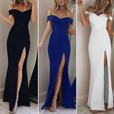 Amazing Women S Formal Bridesmaid Long Evening Ball Gown Party Prom Cocktail Maxi Dress 2019 B2b Fash Maxi Dress Cocktail Ball Gowns Cocktail Evening Dresses
