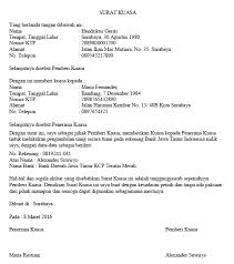 13 Contoh Surat Kuasa Untuk Berbagai Keperluan