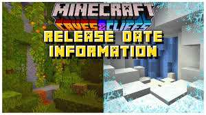The caves and cliffs update will be coming in two parts. New 1 17 Release Date Information Minecraft 1 17 Caves Cliffs Update Youtube