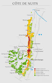 Cotes De Nuits Carte Des Vins Echezeaux Vins Et Spiritueux