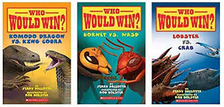 Students and young readers explore the facts and characteristics between two wild animals. Who Would Win Complete Collection 25 Books Book Series Kids Jerry Pallotta Amazon Com Books