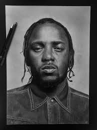 Amazing Kendrick Lamar painting by Frida Davidsson 😍