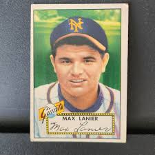 Sold at Auction: 1952 Topps Max Lanier #101