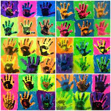 Kindergarten Andy Warhol Pop Art Hands Kindergarten Art Projects Kindergarten Art Pop Art For Kids