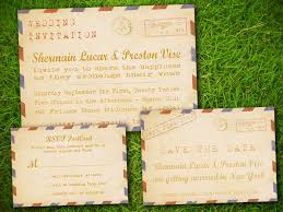 Diy Printable Vintage Rustic Retro Old Fashioned Airmail Postcard Wedding Postcard Wedding Invitation Wedding Invitation Templates Retro Wedding Invitations