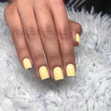 A mani like this will be easy to recreate and will be easy to wear too. 70 Short Square Acrylic Nail Designs 2018 Acrylic Nails Yellow Short Square Acrylic Nails Square Acrylic Nails