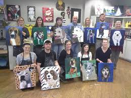He was impressed with the quality of the work and realisticness of the painting. Sip And Paint Your Pet Charlotte Nc Wine Design