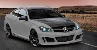 Mercedes C Class Coupe With Wide Body Kit By Mansory Emercedesbenz Mercedes C Class Coupe Benz C Mercedes Benz