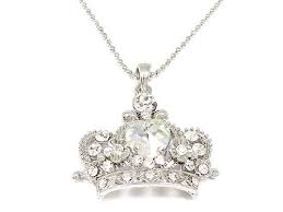 Crystal Crown Pendant Necklace It S Good To Be Queen Jewelry Pendant Jewelry Crown Pendant Necklace