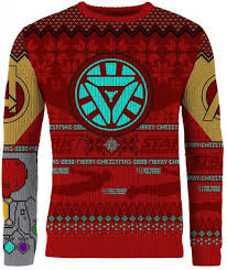 Similarly to its marvel universe counterpart, the first iron man armor was created by tony stark with the help of ho yinsen when both inventors were captured by the ten rings in afghanistan. Buy The Iron Man Ugly Christmas Sweater Free Shipping Merchoid