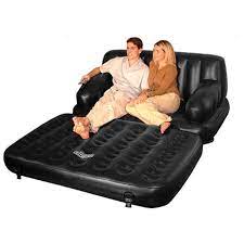 The smart air beds 5 x 1 inflatable sofa bed is made of pvc vinyl which is easy to clean or repair should any kind of mishaps occur (comes with a patch kit). Air O Space Sofa Bed Homemark