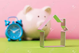 How much is a down payment on a house? Its Time To Save Up For A House Alarm Clock Piggy Bank And Stock Photo Picture And Royalty Free Image Image 133306577