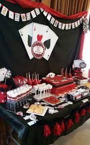 Casino party decorations casino theme parties grad parties party themes party ideas casino royale theme vegas theme prom decor poker party. Casino Theme Candy Buffethttps Www Instagram Com Sosweetcandybuffets Casino Birthday Vegas Birthday Casino Party Decorations