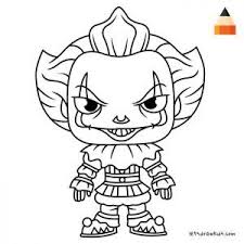 Pennywise Coloring Pages Ideas Scary But Fun Scary Coloring Pages Cute Coloring Pages Halloween Coloring Pages