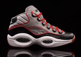 The Reebok Question Mid Practice Is Inspired By The Hat Iverson Wore During The Infamous Rant Sneakernews Com Reebok Question Mid Reebok Sport Shoes