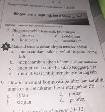 Berat sama dipikul, ringan sama dijinjing adalah peribahasa yang kurang lebihnya berkaitan dengan pekerjaan atau kerja sama. Berat Sama Dipikul Ringan Sama Dijinjing Memiliki Makna Mudah