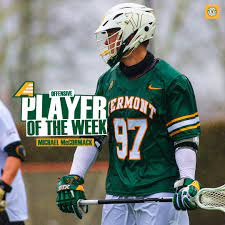 The grad transfer attackman from middlebury wore no. Uvm Men S Lacrosse On Twitter Aemlax Offensive Player Of The Week Michael Mccormack