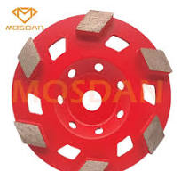 150mm SPX Universal Cup Grinding Wheel with 6 Rhombus for Concrete Floor  Edge Surface