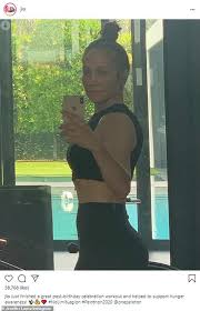 My City Jennifer Lopez Shows Off Her Fit Figure In 51st Birthday Selfie