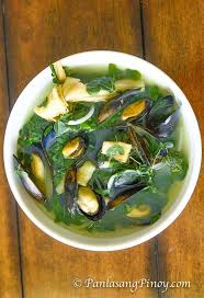 Tinolang Tahong With Malunggay Panlasang Pinoy Recipe Filipino Vegetable Recipes Malunggay Recipe Philippine Cuisine