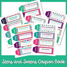 39 Printable Coupons for Tweens and Teenagers Gifts for 