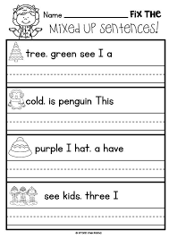 Winter Busy Work Kindergarten Writing Winter Activities For Kindergarten 1st Grade Writing