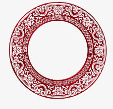 Chinese Border Circular Pattern Chinese Clipart Chinese Pattern Circular Border Png And Vector With Transparent Background For Free Download Chinese Patterns Circular Pattern China Art