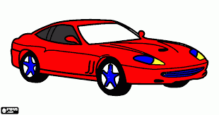 Dibujos para colorear carros ferrari. Auto Ferrari Para Colorear Auto Ferrari Para Imprimir