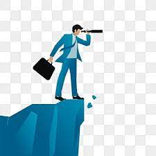 Business Vector Illustration Of A Businessman Using Telescope On Graphic Chart Concept For Forecast Prediction Success Planning In Business Flat Cartoon Design Business Vector Illustration Businessman Illustration Cartoon Design