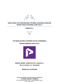 Beragam teknik evaluasi dan penilaian paud dapat dilakukan guna mengumpulkan informasi tentang. Contoh Rpph Paud Terbaru Id Guru Indonesia Komponen Rpph