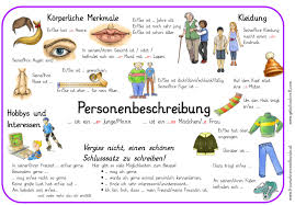 Hier wird dir erklärt, wie du eine gute personenbeschreibung verfasst. 24 Personenbeschreibung Ideen Personenbeschreibung Personenbeschreibung Grundschule Deutsch Unterricht