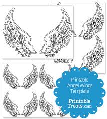 Check spelling or type a new query. Printable Angel Wings Template Printable Treats Com
