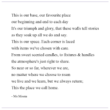 What is the meaning of the phrase write with disciplined regularity. Home A Short Poem About Life And The Place We Call Home By English Poet Ms Moem For More Poems And V Eh Poems Short Poems About Life Eh Poems Relationships