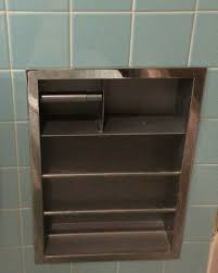 Vintage Recessed Chrome Toilet Paper Magazine Holder Recessed Toilet Paper Holder Vintage Toilet Magazine Holders