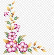 Maybe you would like to learn more about one of these? Colorful Floral Corner Borders Png Png Image With Transparent Background Toppng