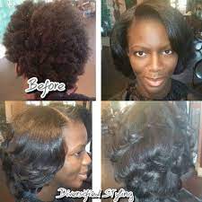 Before And After Silk Press And Curl Silk Press Natural Hair Natural Hair Styles For Black Women Natural Hair Styles
