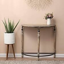 Safavieh salem console table with storage, white by safavieh (2) $174$246. Amazon Com Half Circle Entryway Table