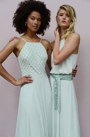 Light Blue Embellished Bridesmaid Dress Designed In London And Made To Order Brides In 2020 Embellished Bridesmaid Dress Blue Wedding Inspiration Bridesmaid Dresses