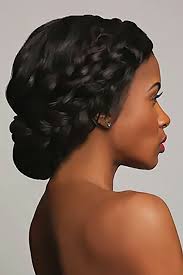 Hair style for medium hairs. 42 Black Women Wedding Hairstyles That Full Of Style Wedding Forward Black Wedding Hairstyles Hair Styles Natural Hair Styles