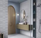 Indian Ceramic Wall Tile (48) Seashell Carbon Decor Glossy 30X60(5Pcs,0.90  Sqm/Ctn)