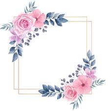 Popular And Trending Flower Stickers On Picsart Floral Border Design Flower Background Wallpaper Flower Frame Png